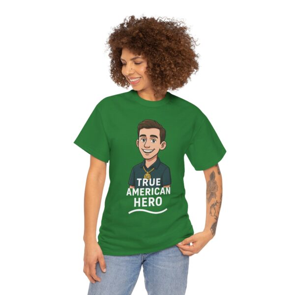 True American Hero Tee, Unisex Cotton T-Shirt for Tyler Robinson supporters - Image 23
