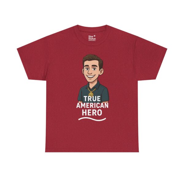 True American Hero Tee, Unisex Cotton T-Shirt for Tyler Robinson supporters - Image 43