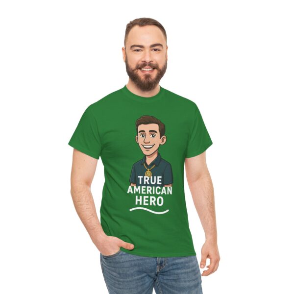 True American Hero Tee, Unisex Cotton T-Shirt for Tyler Robinson supporters - Image 24