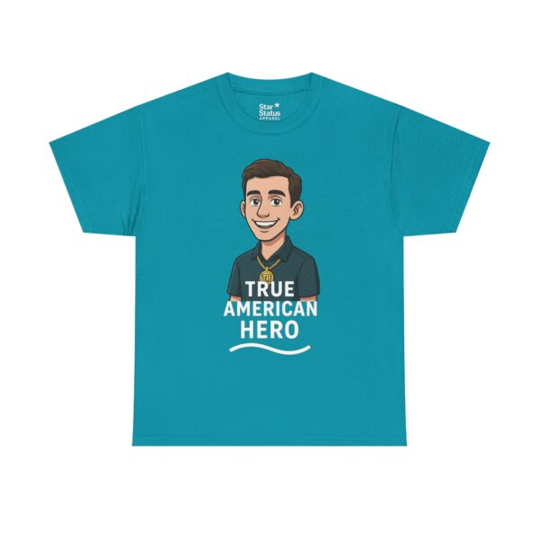 True American Hero Tee, Unisex Cotton T-Shirt for Tyler Robinson supporters - Image 25