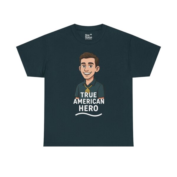 True American Hero Tee, Unisex Cotton T-Shirt for Tyler Robinson supporters - Image 31