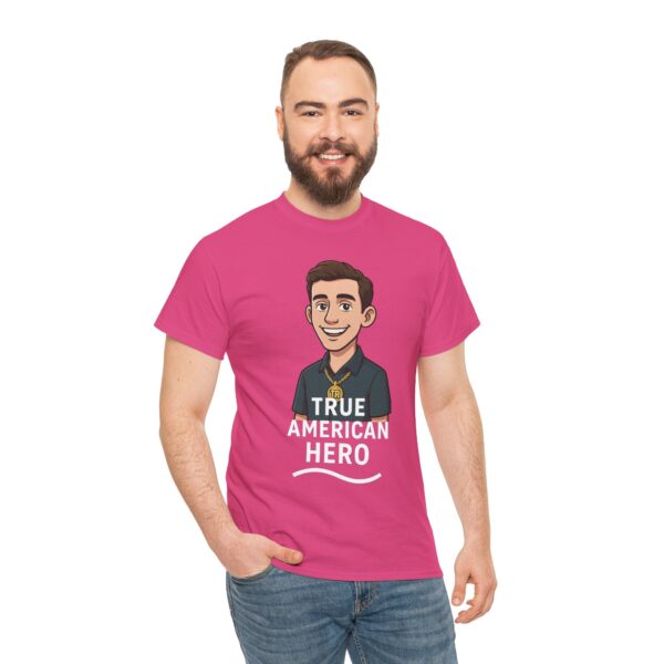 True American Hero Tee, Unisex Cotton T-Shirt for Tyler Robinson supporters - Image 42