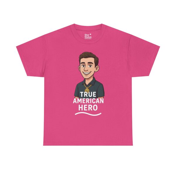 True American Hero Tee, Unisex Cotton T-Shirt for Tyler Robinson supporters - Image 37