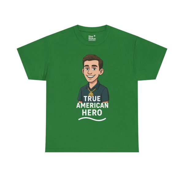True American Hero Tee, Unisex Cotton T-Shirt for Tyler Robinson supporters - Image 19