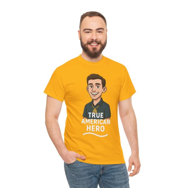True American Hero Tee, Unisex Cotton T-Shirt for Tyler Robinson supporters - Image 18