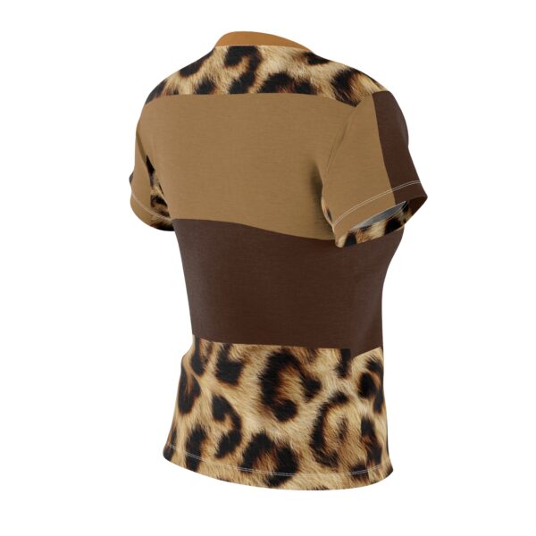 Star Status Leopard Print Women's Cut & Sew Fashion Top - Image 3
