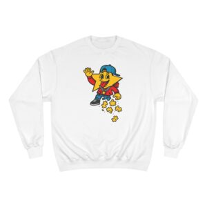 Champion Sweatshirt — 'Star Status' Retro Skate Mascot Crewneck