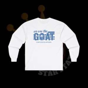 We Are the GOAT Long Sleeve Tee — Palm Tree Graphic "We Are the GOAT" Shirt