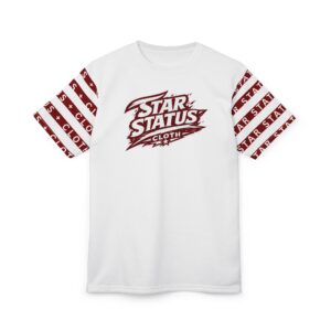 Star Status Graphic Tee — Vintage Logo Cut & Sew T-Shirt